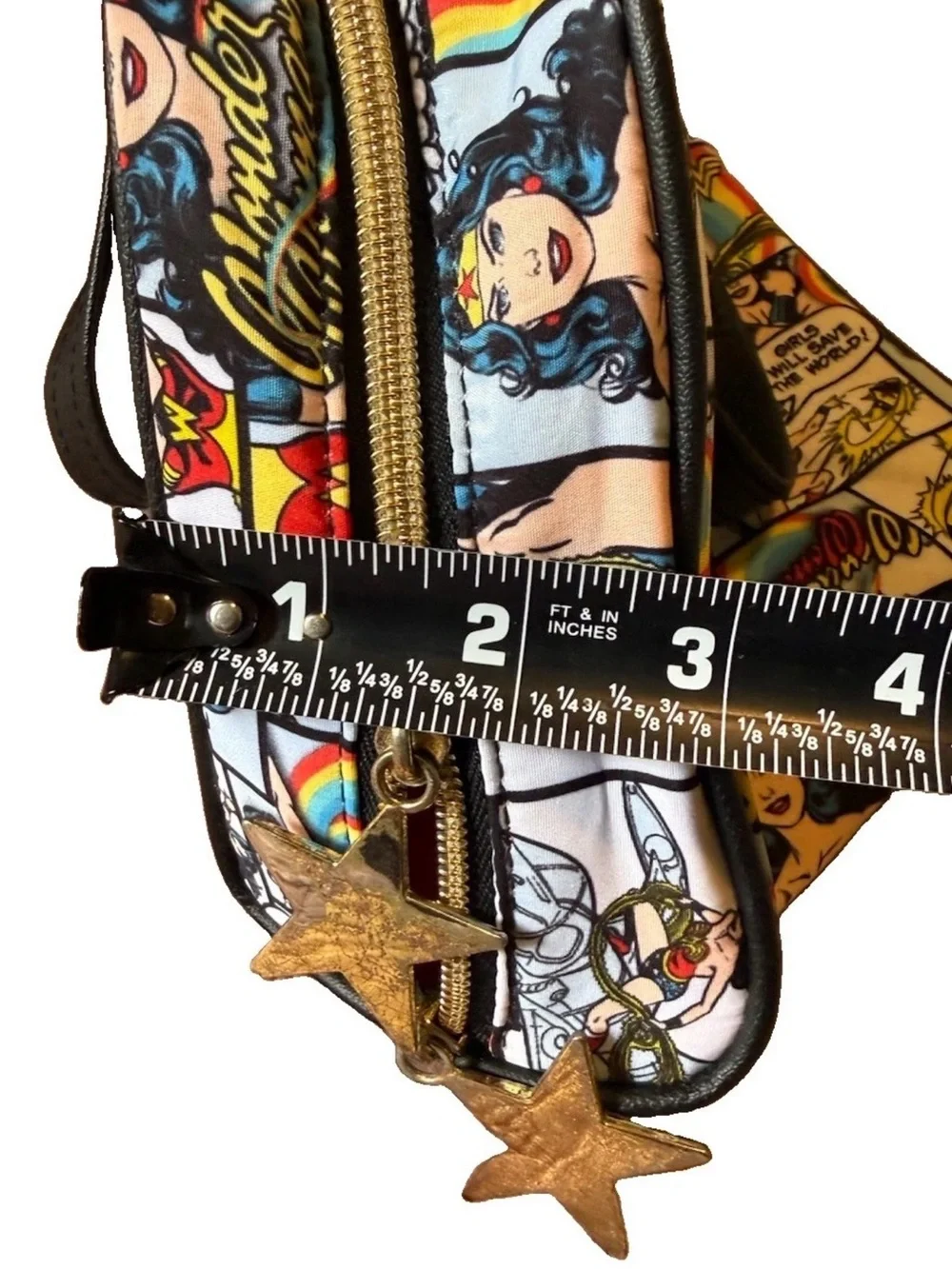 London Soho New York Wonder Woman Cosmetic Bag Pop Art